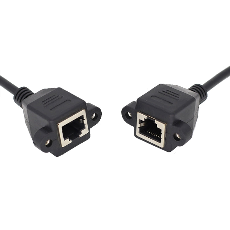Cavo di prolunga LAN RJ45 femmina-femmina con chiusura a vite, 30cm, 60cm, 1m, 2m