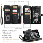Custodia per telefono multifunzionale in pelle CaseMe C30, For Samsung Galaxy A34 5G, For Samsung Galaxy S23 5G, For Samsung Galaxy S23+ 5G, For Samsung Galaxy S23 Ultra 5G