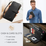 Custodia per telefono multifunzionale in pelle CaseMe C30, For Samsung Galaxy A34 5G, For Samsung Galaxy S23 5G, For Samsung Galaxy S23+ 5G, For Samsung Galaxy S23 Ultra 5G