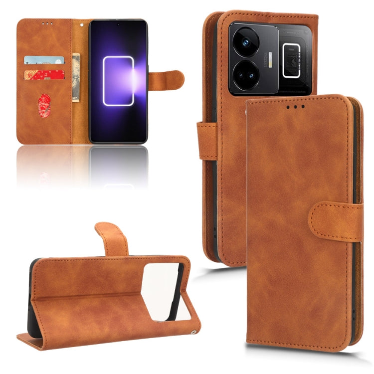Custodia per telefono in pelle con vibrazione magnetica Skin Feel, For Realme GT Neo 5, For Honor X8a
