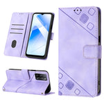 Custodia per telefono in pelle goffrata effetto pelle, For OPPO A17, For OPPO A54 5G / A74 5G / A93 5G, For OPPO A55 5G / A54 4G / Realme V11 5G, For OPPO A55s 5G