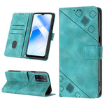 Custodia per telefono in pelle goffrata effetto pelle, For OPPO A17, For OPPO A54 5G / A74 5G / A93 5G, For OPPO A55 5G / A54 4G / Realme V11 5G, For OPPO A55s 5G
