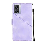 Custodia per telefono in pelle goffrata effetto pelle, For OPPO A57 5G 2022 / 4G, For OPPO K10 5G, For OPPO K10 Pro 5G, For OPPO Reno7 4G / F21 Pro