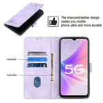 Custodia per telefono in pelle goffrata effetto pelle, For OPPO A57 5G 2022 / 4G, For OPPO K10 5G, For OPPO K10 Pro 5G, For OPPO Reno7 4G / F21 Pro