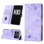 Custodia per telefono in pelle goffrata effetto pelle, For OPPO A57 5G 2022 / 4G, For OPPO K10 5G, For OPPO K10 Pro 5G, For OPPO Reno7 4G / F21 Pro