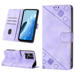 Custodia per telefono in pelle goffrata effetto pelle, For OPPO A57 5G 2022 / 4G, For OPPO K10 5G, For OPPO K10 Pro 5G, For OPPO Reno7 4G / F21 Pro