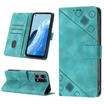 Custodia per telefono in pelle goffrata effetto pelle, For OPPO A57 5G 2022 / 4G, For OPPO K10 5G, For OPPO K10 Pro 5G, For OPPO Reno7 4G / F21 Pro