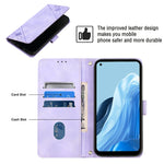 Custodia per telefono in pelle goffrata effetto pelle, For OPPO Reno7 5G Foreign / Find X5 Lite, For OPPO Reno8 5G, For OPPO Reno8 Pro 5G