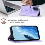 Custodia per telefono in pelle goffrata effetto pelle, For OPPO Reno7 5G Foreign / Find X5 Lite, For OPPO Reno8 5G, For OPPO Reno8 Pro 5G