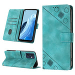 Custodia per telefono in pelle goffrata effetto pelle, For OPPO Reno7 5G Foreign / Find X5 Lite, For OPPO Reno8 5G, For OPPO Reno8 Pro 5G