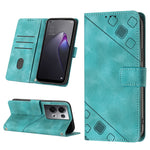 Custodia per telefono in pelle goffrata effetto pelle, For OPPO Reno7 5G Foreign / Find X5 Lite, For OPPO Reno8 5G, For OPPO Reno8 Pro 5G