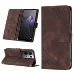Custodia per telefono in pelle goffrata effetto pelle, For OPPO Reno7 5G Foreign / Find X5 Lite, For OPPO Reno8 5G, For OPPO Reno8 Pro 5G