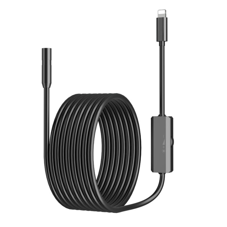 Videoscopio industriale IP68 8 LED 8mm compatibile Apple