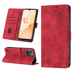 Custodia per telefono in pelle goffrata effetto pelle, For Realme C31 4G, For Realme C35, For Realme GT Neo3, For OnePlus Nord N20 5G / OPPO Reno7 Z 5G