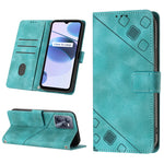 Custodia per telefono in pelle goffrata effetto pelle, For Realme C31 4G, For Realme C35, For Realme GT Neo3, For OnePlus Nord N20 5G / OPPO Reno7 Z 5G