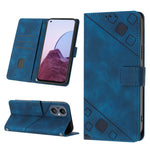 Custodia per telefono in pelle goffrata effetto pelle, For Realme C31 4G, For Realme C35, For Realme GT Neo3, For OnePlus Nord N20 5G / OPPO Reno7 Z 5G