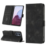 Custodia per telefono in pelle goffrata effetto pelle, For Realme C31 4G, For Realme C35, For Realme GT Neo3, For OnePlus Nord N20 5G / OPPO Reno7 Z 5G