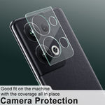Pellicola in vetro temperato per obiettivo della fotocamera posteriore integrata imak, For OPPO Reno9 Pro+ 5G, For Xiaomi Redmi Note 12 5G India / Poco X5 5G, For Xiaomi Redmi Note 12 Pro Speed / Poco X5 Pro 5G                                          ...