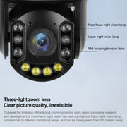 La fotocamera sferica laser WiFi wireless QX71 da 5 MP supporta il monitoraggio vocale e mobile bidirezionale, QX71