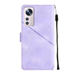 Custodia per telefono in pelle goffrata effetto pelle, For Xiaomi 12, For Xiaomi 12 Lite, For Xiaomi 12 Pro, For Xiaomi 12 Ultra / 12S Ultra
