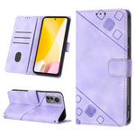 Custodia per telefono in pelle goffrata effetto pelle, For Xiaomi 12, For Xiaomi 12 Lite, For Xiaomi 12 Pro, For Xiaomi 12 Ultra / 12S Ultra