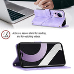 Custodia per telefono in pelle goffrata effetto pelle, For Xiaomi Civi 2, For Xiaomi Poco C40, For Xiaomi Poco M4 5G / M5 4G, For Xiaomi Poco M4 Pro 4G