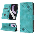 Custodia per telefono in pelle goffrata effetto pelle, For Xiaomi Civi 2, For Xiaomi Poco C40, For Xiaomi Poco M4 5G / M5 4G, For Xiaomi Poco M4 Pro 4G