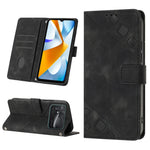 Custodia per telefono in pelle goffrata effetto pelle, For Xiaomi Civi 2, For Xiaomi Poco C40, For Xiaomi Poco M4 5G / M5 4G, For Xiaomi Poco M4 Pro 4G