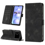 Custodia per telefono in pelle goffrata effetto pelle, For Xiaomi Civi 2, For Xiaomi Poco C40, For Xiaomi Poco M4 5G / M5 4G, For Xiaomi Poco M4 Pro 4G