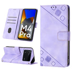 Custodia per telefono in pelle goffrata effetto pelle, For Xiaomi Civi 2, For Xiaomi Poco C40, For Xiaomi Poco M4 5G / M5 4G, For Xiaomi Poco M4 Pro 4G