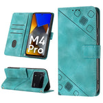Custodia per telefono in pelle goffrata effetto pelle, For Xiaomi Civi 2, For Xiaomi Poco C40, For Xiaomi Poco M4 5G / M5 4G, For Xiaomi Poco M4 Pro 4G
