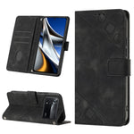 Custodia per telefono in pelle goffrata effetto pelle, For Xiaomi Poco X4 Pro 5G, For Xiaomi Redmi 10 2022 / Note 11 4G, For Xiaomi Redmi 10 Prime+ 5G, For Xiaomi Redmi 10A