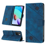 Custodia per telefono in pelle goffrata effetto pelle, For Xiaomi Poco X4 Pro 5G, For Xiaomi Redmi 10 2022 / Note 11 4G, For Xiaomi Redmi 10 Prime+ 5G, For Xiaomi Redmi 10A