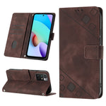 Custodia per telefono in pelle goffrata effetto pelle, For Xiaomi Poco X4 Pro 5G, For Xiaomi Redmi 10 2022 / Note 11 4G, For Xiaomi Redmi 10 Prime+ 5G, For Xiaomi Redmi 10A