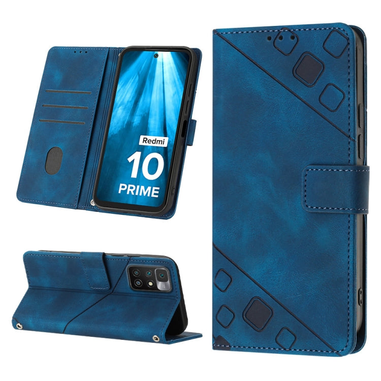 Custodia per telefono in pelle goffrata effetto pelle, For Xiaomi Poco X4 Pro 5G, For Xiaomi Redmi 10 2022 / Note 11 4G, For Xiaomi Redmi 10 Prime+ 5G, For Xiaomi Redmi 10A
