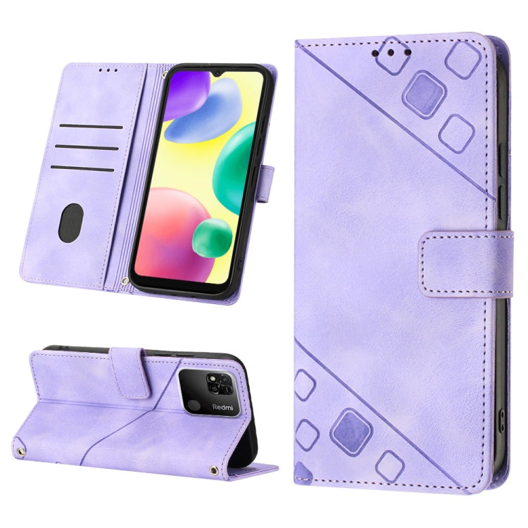 Custodia per telefono in pelle goffrata effetto pelle, For Xiaomi Poco X4 Pro 5G, For Xiaomi Redmi 10 2022 / Note 11 4G, For Xiaomi Redmi 10 Prime+ 5G, For Xiaomi Redmi 10A