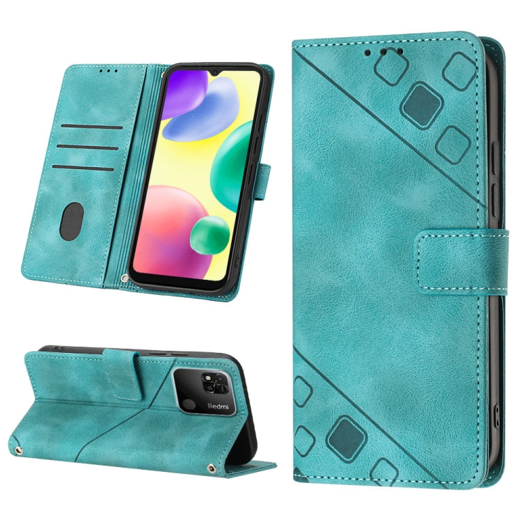 Custodia per telefono in pelle goffrata effetto pelle, For Xiaomi Poco X4 Pro 5G, For Xiaomi Redmi 10 2022 / Note 11 4G, For Xiaomi Redmi 10 Prime+ 5G, For Xiaomi Redmi 10A