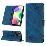 Custodia per telefono in pelle goffrata effetto pelle, For Xiaomi Poco X4 Pro 5G, For Xiaomi Redmi 10 2022 / Note 11 4G, For Xiaomi Redmi 10 Prime+ 5G, For Xiaomi Redmi 10A