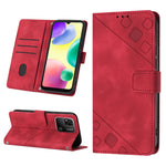 Custodia per telefono in pelle goffrata effetto pelle, For Xiaomi Poco X4 Pro 5G, For Xiaomi Redmi 10 2022 / Note 11 4G, For Xiaomi Redmi 10 Prime+ 5G, For Xiaomi Redmi 10A