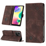 Custodia per telefono in pelle goffrata effetto pelle, For Xiaomi Poco X4 Pro 5G, For Xiaomi Redmi 10 2022 / Note 11 4G, For Xiaomi Redmi 10 Prime+ 5G, For Xiaomi Redmi 10A