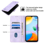 Custodia per telefono in pelle goffrata effetto pelle, For Xiaomi Redmi 10C 4G, For Xiaomi Redmi A1, For Xiaomi Redmi K50 Pro / K50, For Xiaomi 12T / 12T Pro / Redmi K50 Ultra
