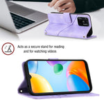 Custodia per telefono in pelle goffrata effetto pelle, For Xiaomi Redmi 10C 4G, For Xiaomi Redmi A1, For Xiaomi Redmi K50 Pro / K50, For Xiaomi 12T / 12T Pro / Redmi K50 Ultra