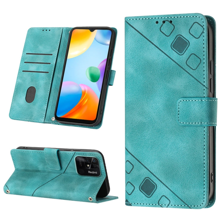 Custodia per telefono in pelle goffrata effetto pelle, For Xiaomi Redmi 10C 4G, For Xiaomi Redmi A1, For Xiaomi Redmi K50 Pro / K50, For Xiaomi 12T / 12T Pro / Redmi K50 Ultra