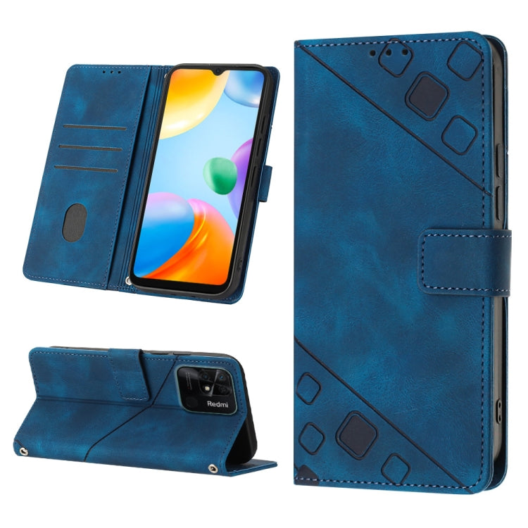 Custodia per telefono in pelle goffrata effetto pelle, For Xiaomi Redmi 10C 4G, For Xiaomi Redmi A1, For Xiaomi Redmi K50 Pro / K50, For Xiaomi 12T / 12T Pro / Redmi K50 Ultra