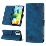 Custodia per telefono in pelle goffrata effetto pelle, For Xiaomi Redmi 10C 4G, For Xiaomi Redmi A1, For Xiaomi Redmi K50 Pro / K50, For Xiaomi 12T / 12T Pro / Redmi K50 Ultra