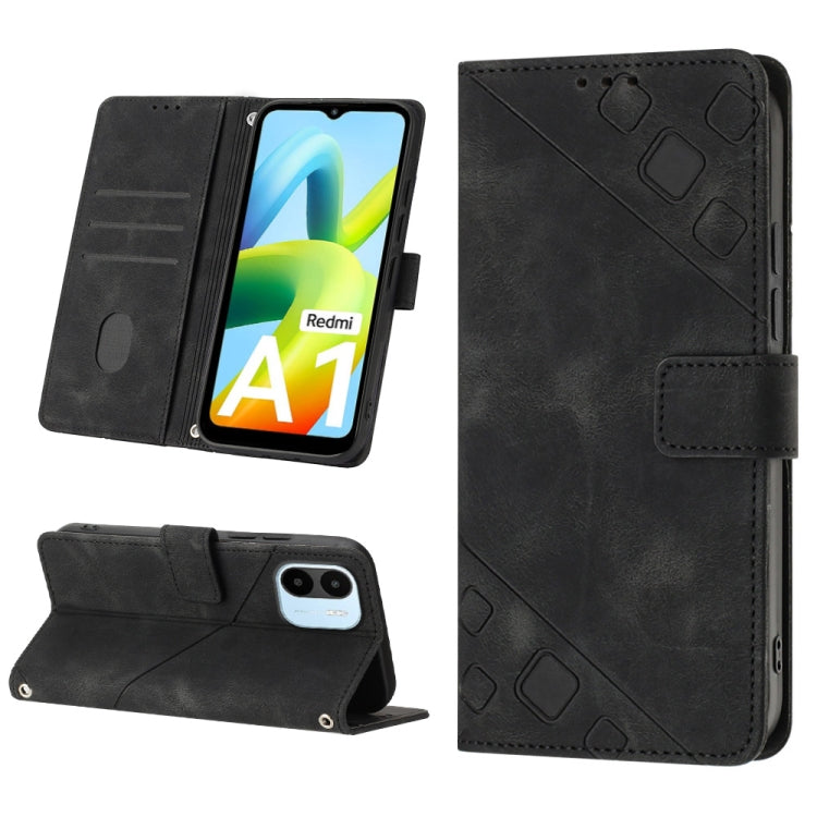 Custodia per telefono in pelle goffrata effetto pelle, For Xiaomi Redmi 10C 4G, For Xiaomi Redmi A1, For Xiaomi Redmi K50 Pro / K50, For Xiaomi 12T / 12T Pro / Redmi K50 Ultra