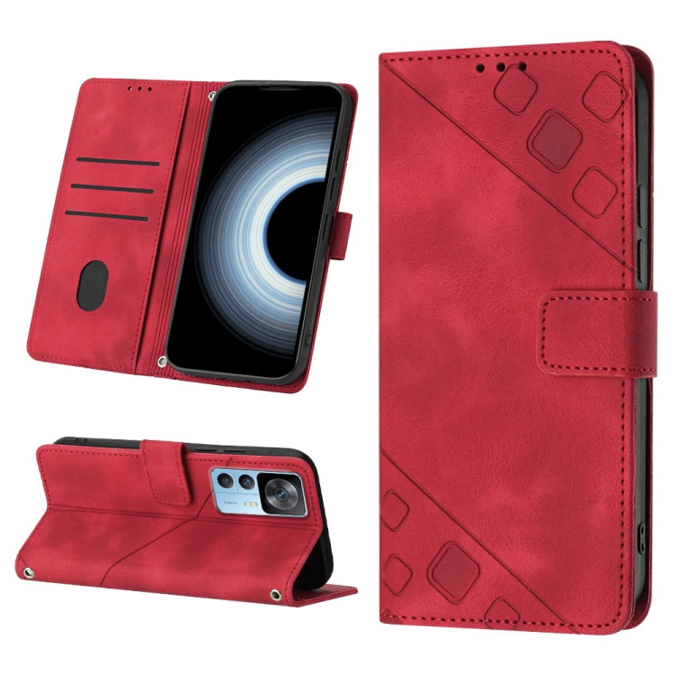 Custodia per telefono in pelle goffrata effetto pelle, For Xiaomi Redmi 10C 4G, For Xiaomi Redmi A1, For Xiaomi Redmi K50 Pro / K50, For Xiaomi 12T / 12T Pro / Redmi K50 Ultra