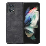 Custodia per telefono antiurto PU texture Marocco, For OPPO Find N2, For OPPO Find N2 Flip