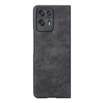 Custodia per telefono antiurto PU texture Marocco, For OPPO Find N2, For OPPO Find N2 Flip