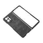 Custodia per telefono antiurto PU texture Marocco, For OPPO Find N2, For OPPO Find N2 Flip